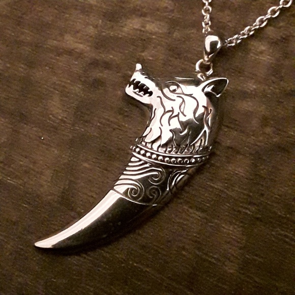 Other - NEW S925. Viking Rogue Wolf  Tooth Pendant